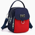 Neutral Style Shoulder Bag for Men and Women, Suitable for Travel and Photography It Is a Cross-Body Bag Made of Oxford Fabric.