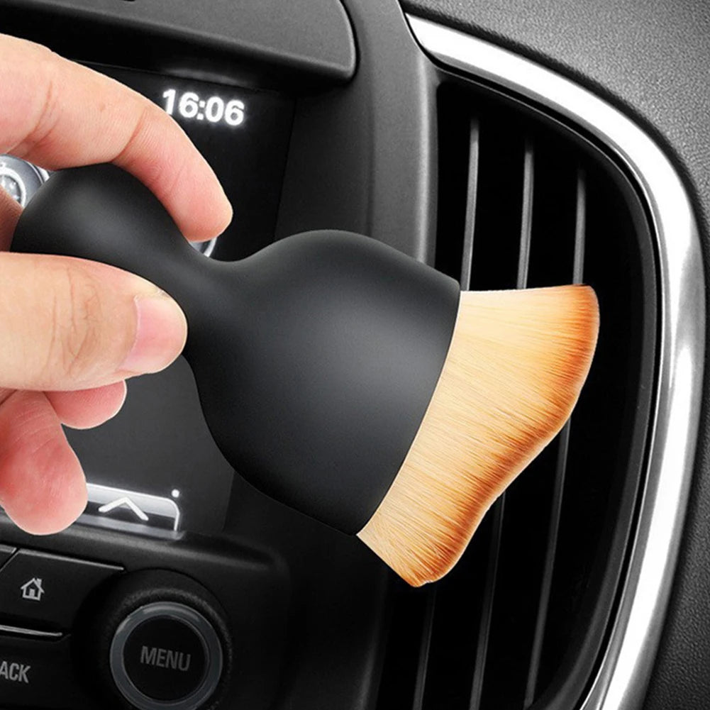 Car Interior Cleaning Brush Scratch Free Air Conditioning Outlet Cleaning Brush Soft Bristles Detailing Brush Car Cleaning Tool