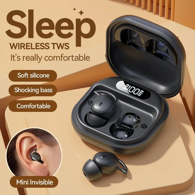 Wireless Bluetooth M72 Sports Game Music Mini Invisible Sleep Built in Microphone Earphones Suitable for Android IOS