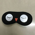 Cute Cartoon Sleep Mask Light Blocking Comfort Concave Eye Blindfold Soft Travel Sleeping Eye Mask for Women Men