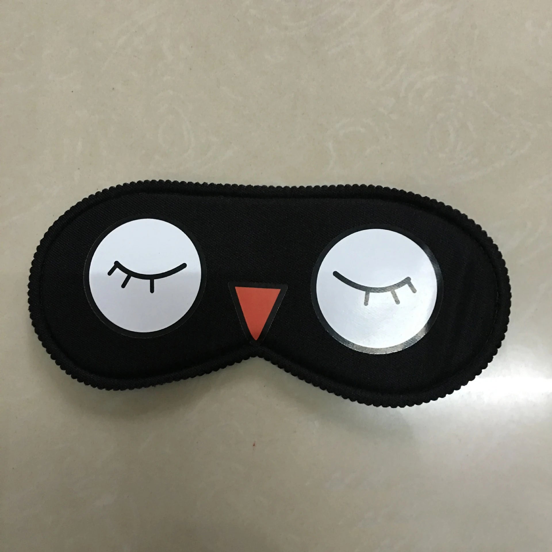 Cute Cartoon Sleep Mask Light Blocking Comfort Concave Eye Blindfold Soft Travel Sleeping Eye Mask for Women Men