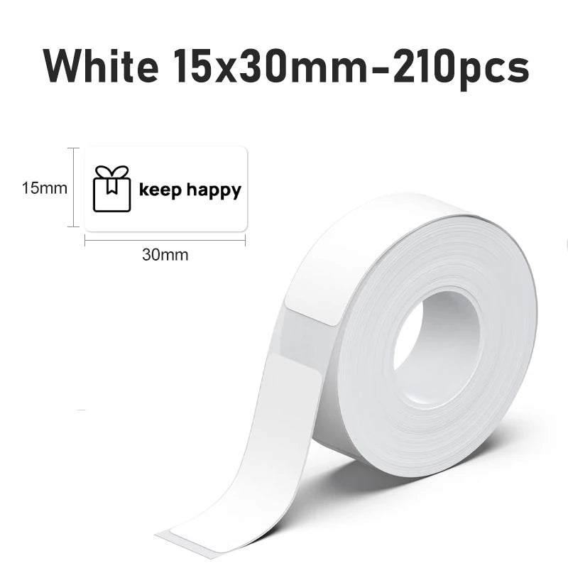Marklife P15 Thermal Label Sticker Label Paper Tape For Mini Thermal Printer White Color Self-adhesive Paper For P12 Q30 Printer
