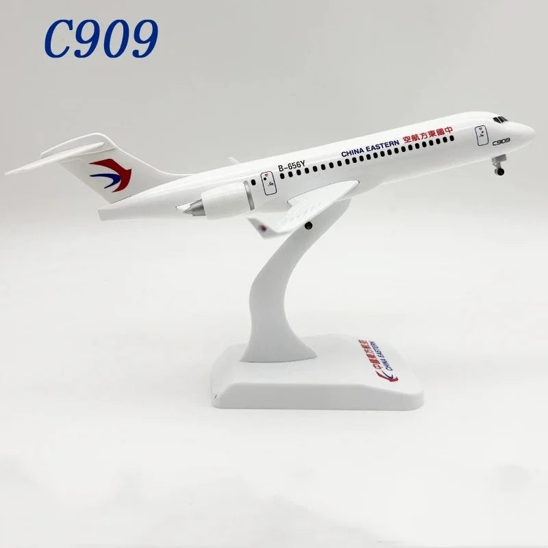 24cm Plane Model C909 Series China Commercial Model Airplanes Alloy Metal Aircraft Adults Fun & Landing Gears Arj21 Comac Plane