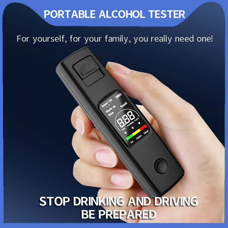 Non-Contact Breath Alcohol Tester - Accurate Drunk Driving Detector for Parties & Business Events