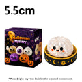 5.5cm/10cm Halloween Ghost Dumpling Pressure Squishies Slow Rising Stress Relief Fidget Toy for Kids Adults Anti-Anxiety Gift