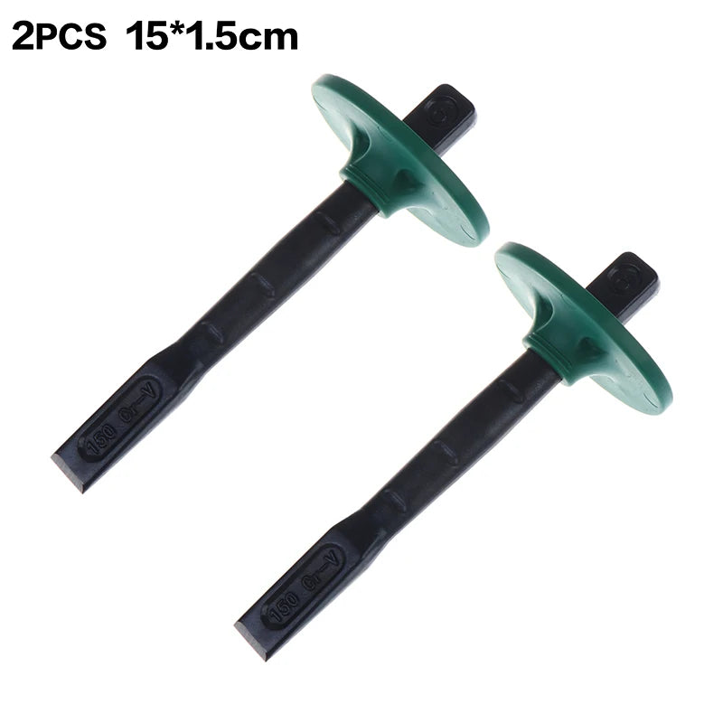 1/2/3Pcs 6/8 Inch Chrome Vanadium Steel Flat Chisel Cement Stone Splitter Flat Chisel Concrete Tools Flat Shovel Wood Cutter