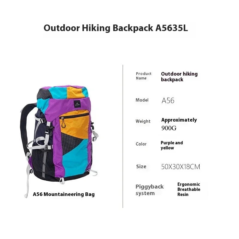 MOUNTAINHIKER 27L35L Outdoor Camping Mountaineering Bag Multifunctional Shoulder Backpack Hiking Travel Lightweight Tactical Bag