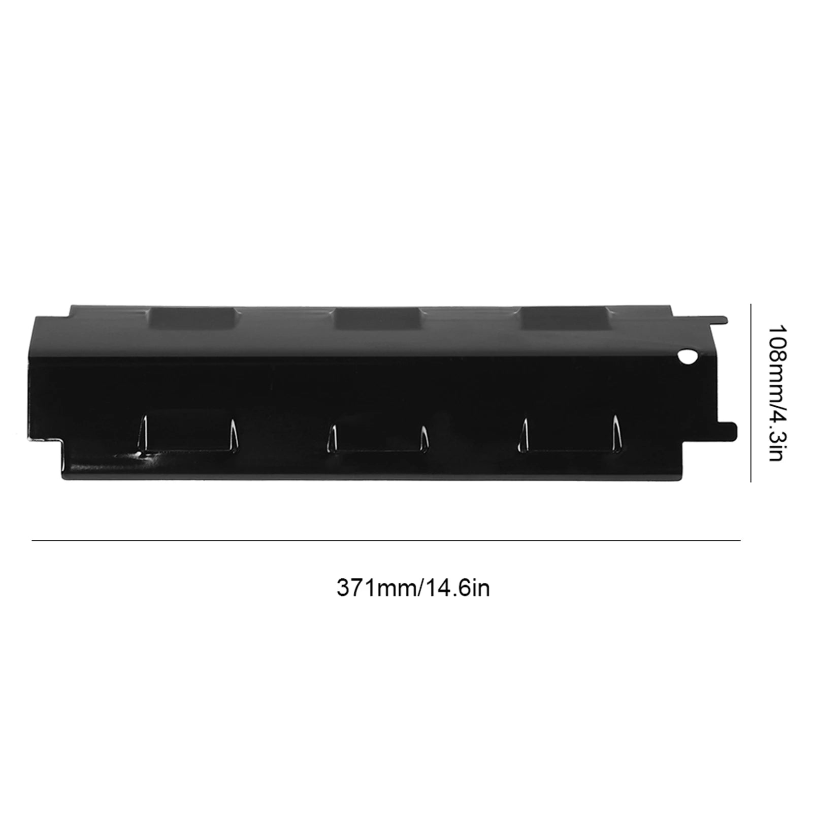 4pcs Grill Heat Tents Stainless Steel Heat Plate Shield Fit for Charbroil Grill Replacement Parts Gas Grill Heat Plates