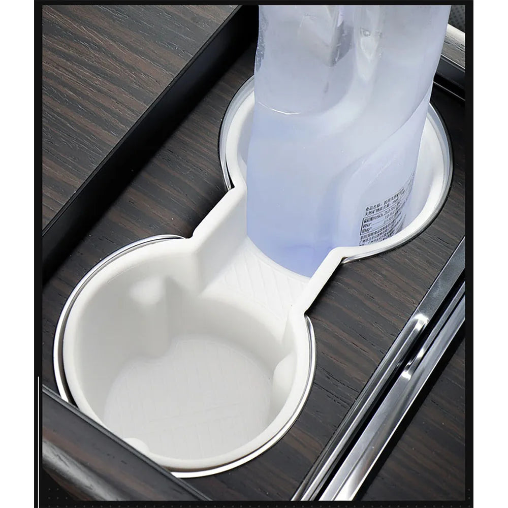 Water Cup Holder For Tesla Model X 2023 - 2026 Model S Central Control Drinks Holder Rear Seat Water Cup Cover Accessories