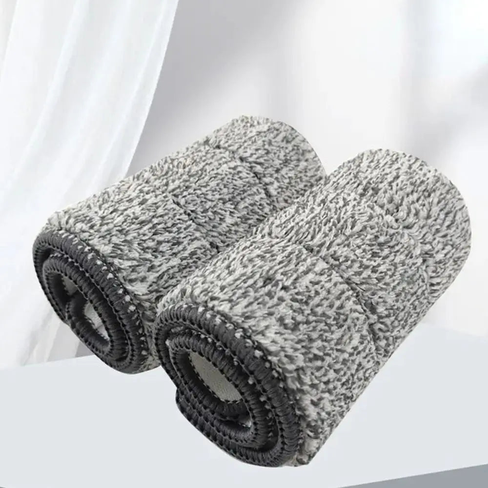 10pcs High Absorbency Flat Mop Cloth Washable Self Wring Replacement Mop Cloth Dry and Wet Cleaning Pad Floor Cleaning