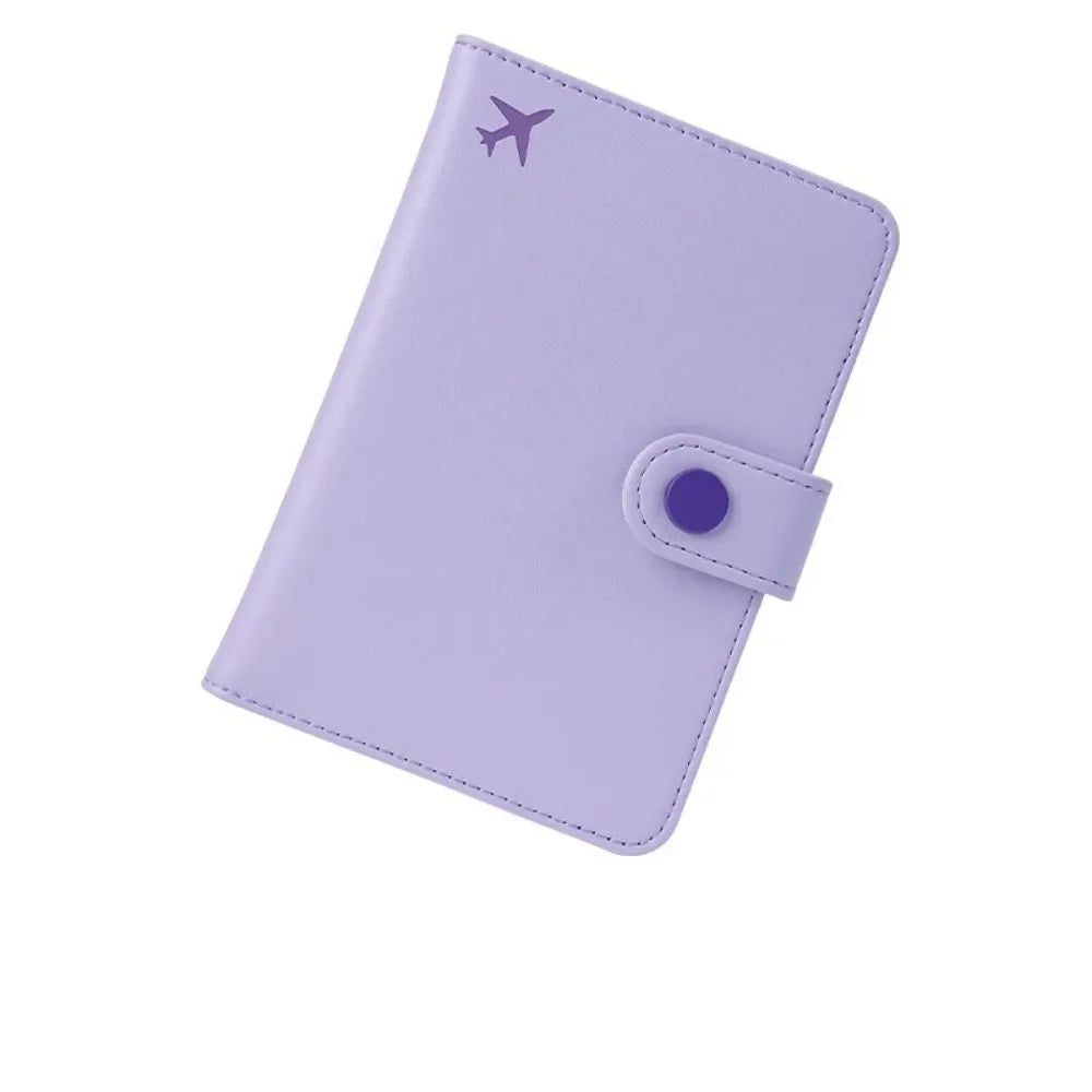 Wallet Passport Storage Bag Multi-layer Airplane Check-in Document Passport Storage Clip Anti-theft Korea Style Passport Holder