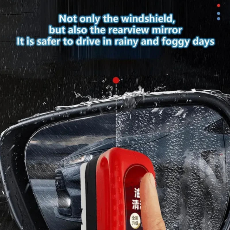 Equipped with Application Sponges,  Waterproof Wipers, And Surface Defoggers, Clean glass sponge， Car Glass Waterproof Wiper