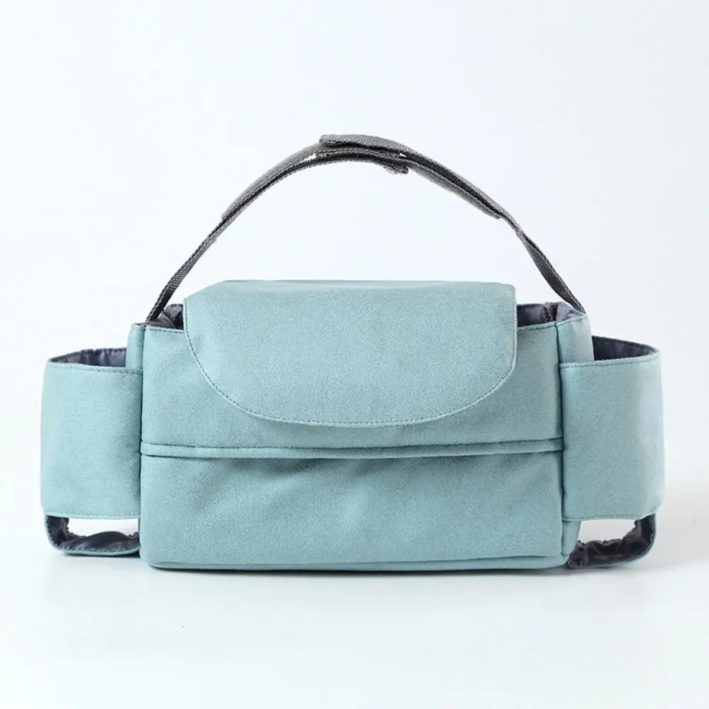 Large Capacity Baby Pram Organizer Detachable Design Insulated Pocket Travel Diaper Bag Solid Color wirh Tissue Bag