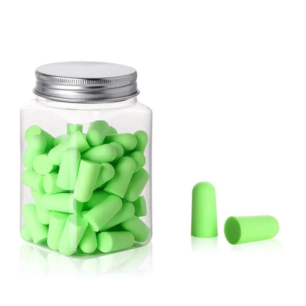 10/24/60/120PCS Multicolor Anti-noise Ear Plugs Slow Rebound Soft Hearing Protector Study Travel Noise Reduction Earplugs