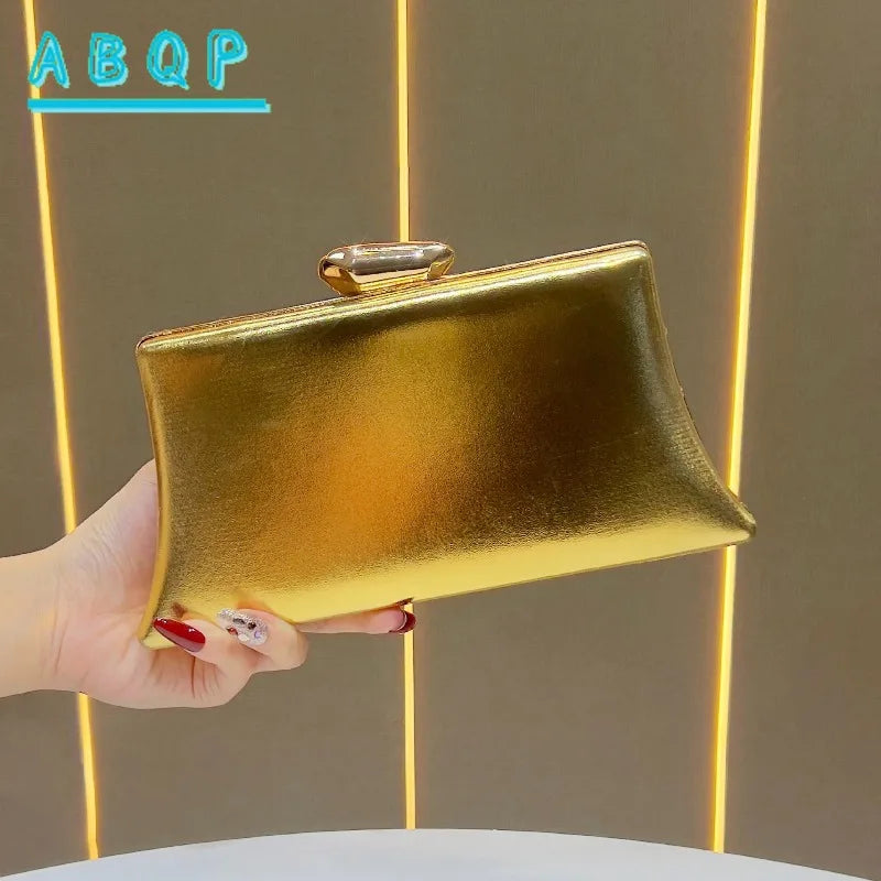 Evening Clutch Luxury Brand Fashion Dinner Party Women's Bag Shiny Women's Shoulder Crossbody Bag High Quality Large Capacity