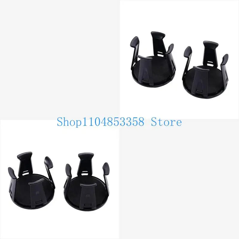 2Pcs Car Beverage Holder Adhesive Cup Storage Rack Car Cup Bottle Holder Multifunction Drink Rack Auto Accessories Black