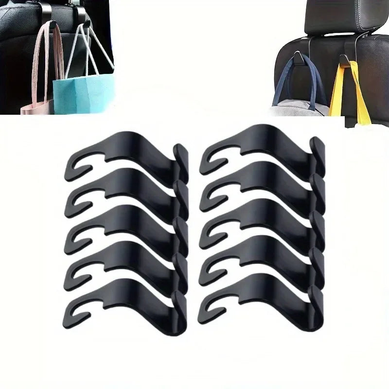 2/4PCS Automobile Pendant Supplies Headrest Hook Hidden Car Rear Seat Back Car Multi-Function Seat Hook