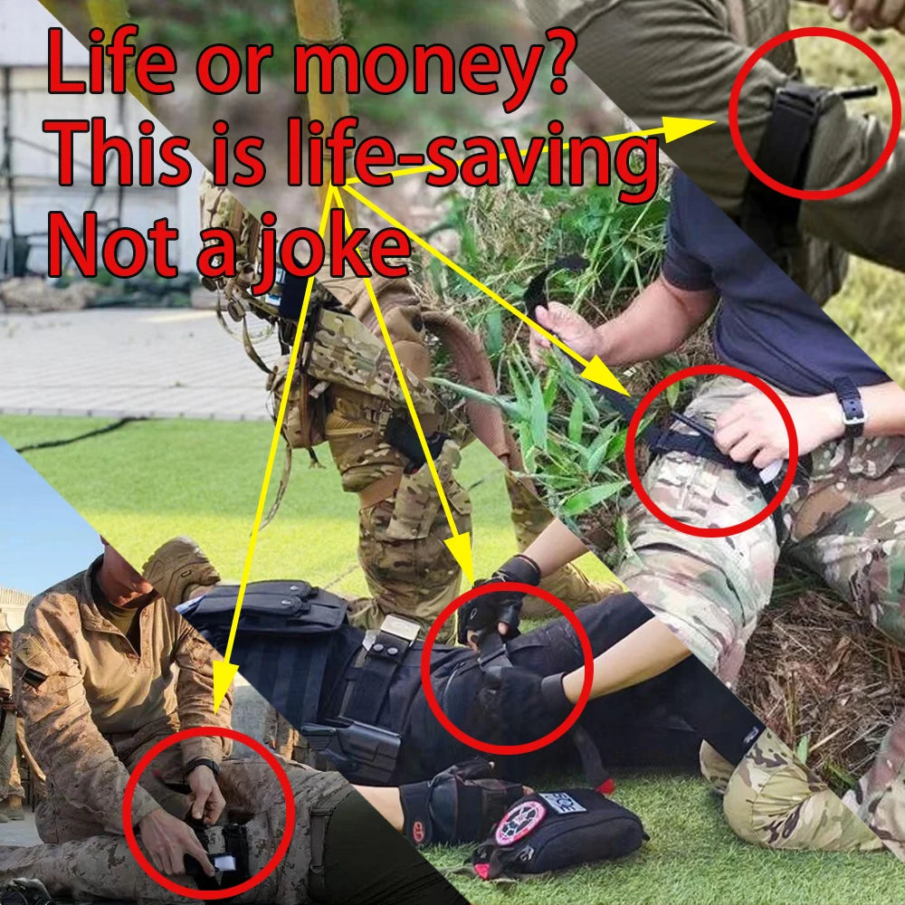 Sanke Rescue EDC Pouch First Aid Kit Tactical Survival Trauma Kit Molle Utility Tool Pouches For Camping Hiking