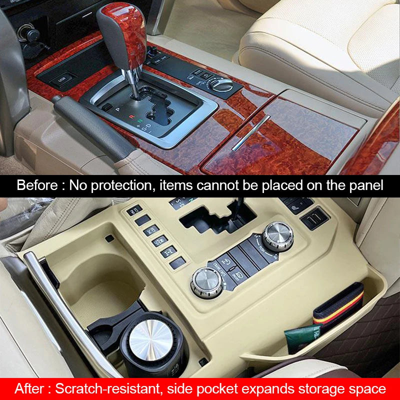 For 2008-2021 Land Cruiser Lc200, Central Control Silicone Mat, Central Control Dust-Proof Mat, Silicone Storage Mat, Car Interior Protection Accessories