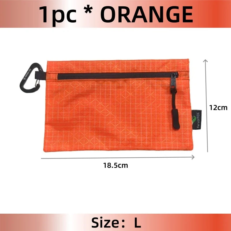 Ultralight Waterproof Organizer Wallet Dyneema Wear-resistant Card Pouch Outdoor Travel Hiking Anti-Tear Portable Coin Cash Bag