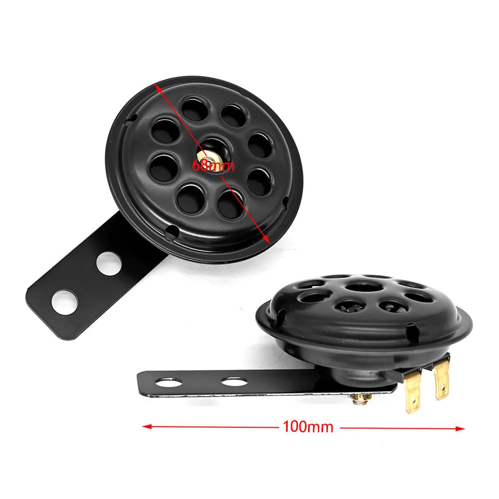 Motorcycle Horn Universal Waterproof Electric Horn 12V 105db Moto Bike Motor Scooter Loud Sound