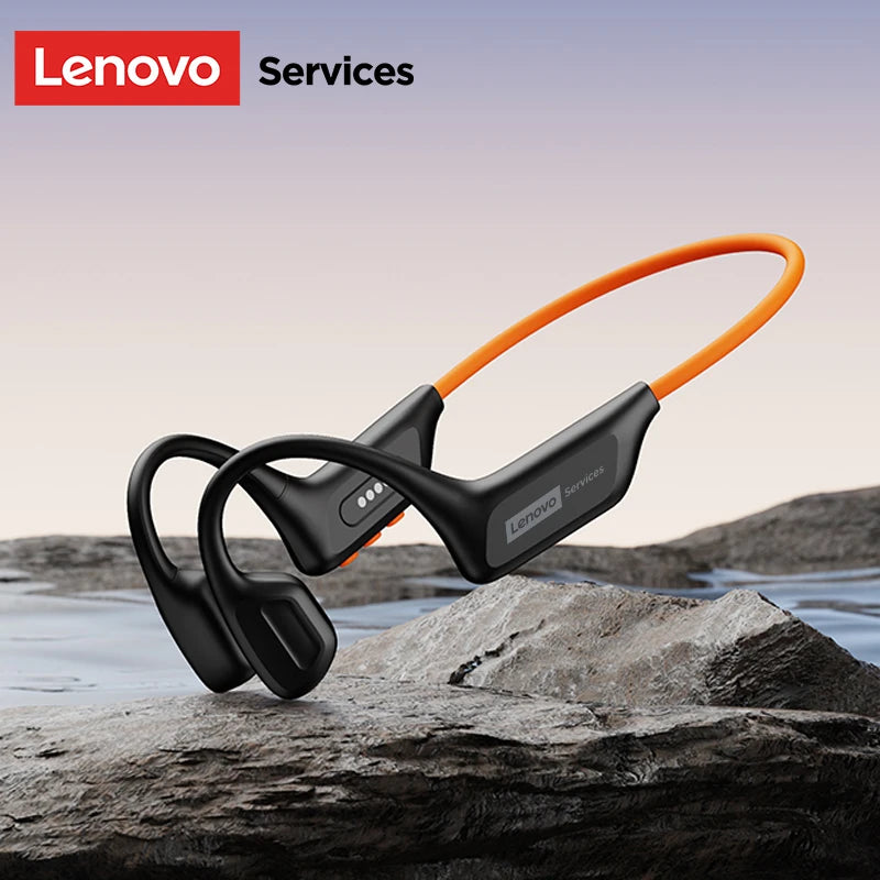 Lenovo S106 True Bone Conduction Headset Bluetooth 6.0 IPX8 Waterproof Headphones 32GB MP3 HIFI Earphones With MIC For Swimming
