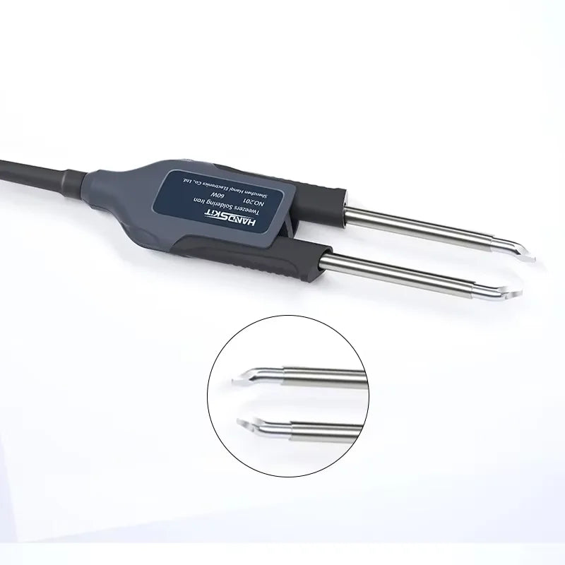 T12 Soldering Station Tweezers Handle For Handskit STM 32 Soldering Station Temp Adjust MotoClean Home Electronics Repair Tool