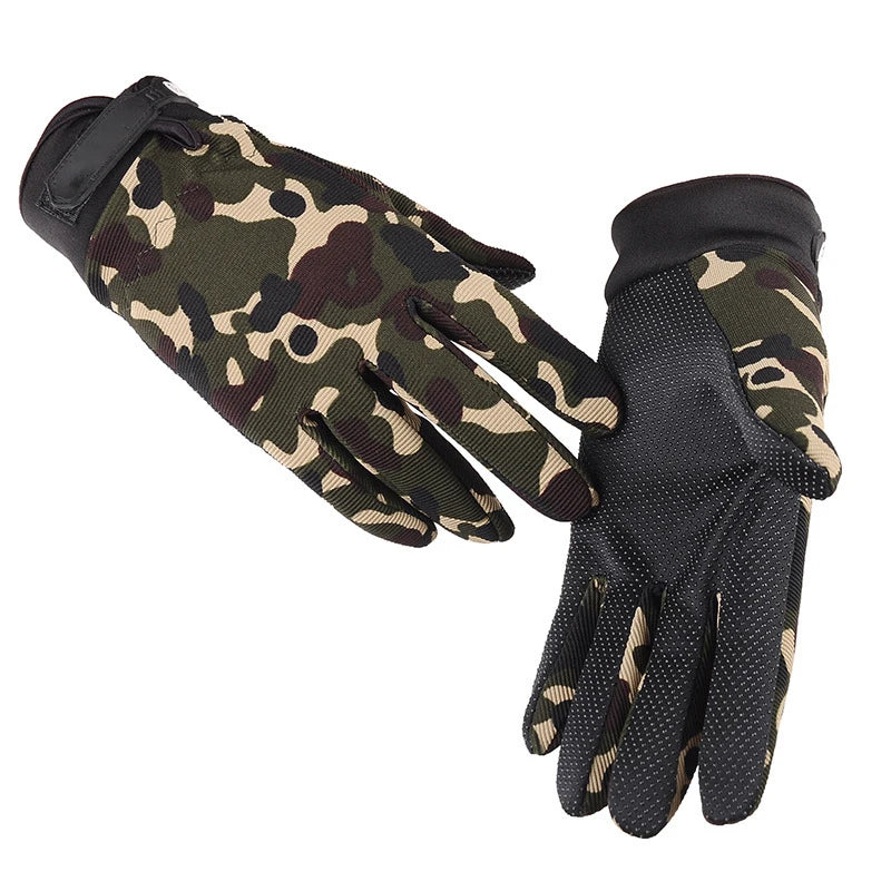 Cycling Tactical Gloves Spring Summer Climbing Camping Hiking Anti Slip Gloves Training Fitness Motorcycle Gloves for Men Women