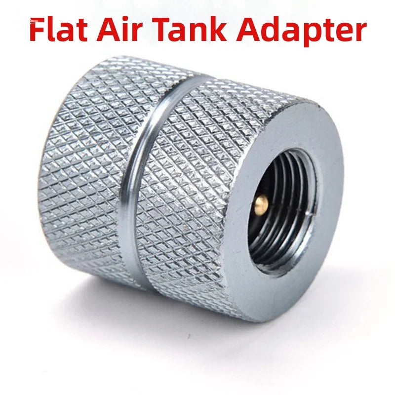Gas Canister Stove Adapter Leak Resistant Anti Rust Connector Compatible With Butane Propane Tanks For Backpacking Camping Gear
