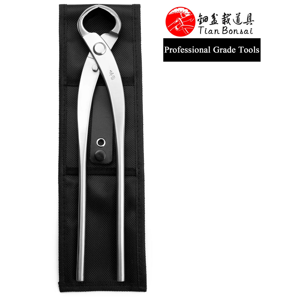 Professional Grade Bonsai Tools Knob Cutter Concave Edge Cutter 4Cr13MoV Alloy Steel Made by TianBonsai