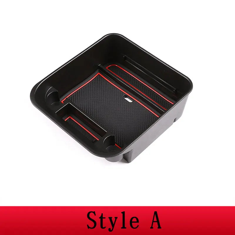 For Land Rover Discovery 4 LR4 2010-2016 ABS Black Car Central Storage Box Door Phone Glove Armrest Box Car Accessories