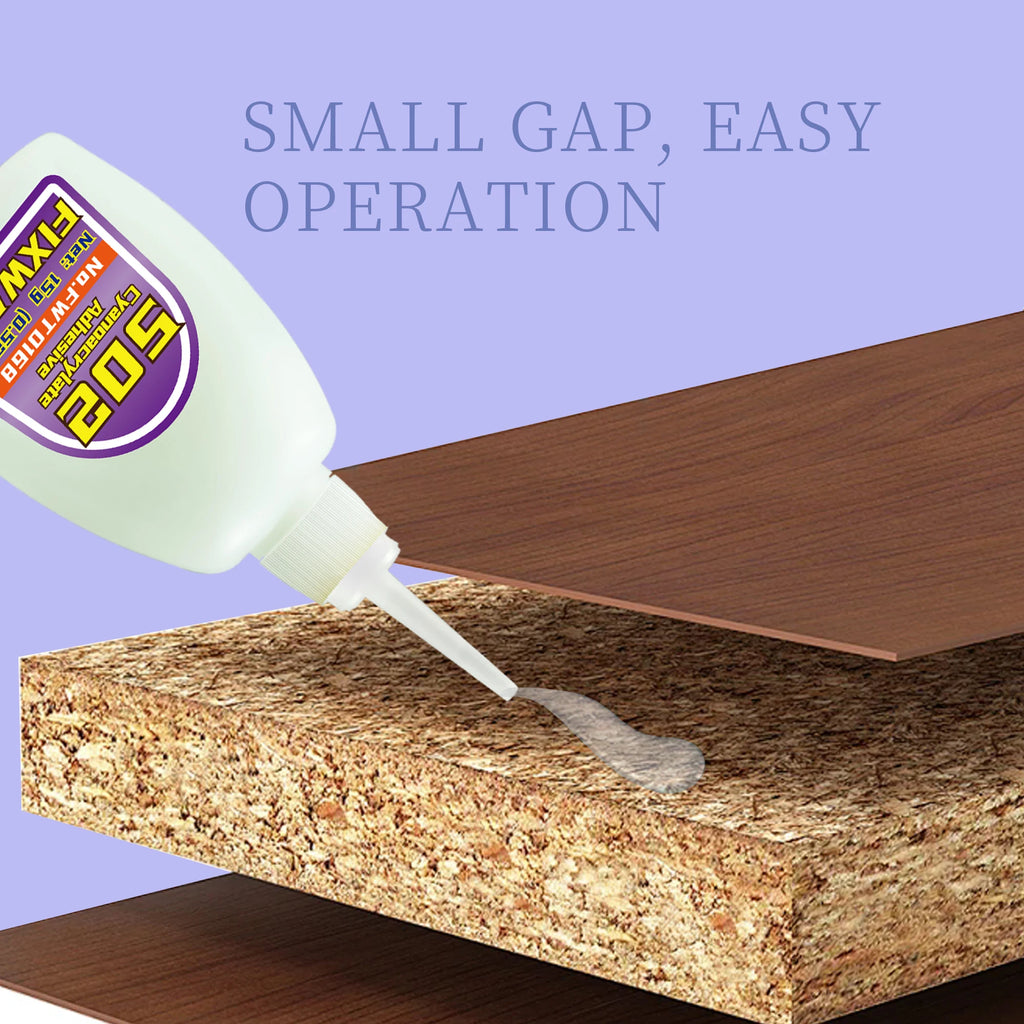 1-3pcs Instant Quick-drying FIXWANT 502 Super Glue Cyanoacrylate Adhesive Leather Rubber Wood Metal Strong Bond Liquid Glue Tool