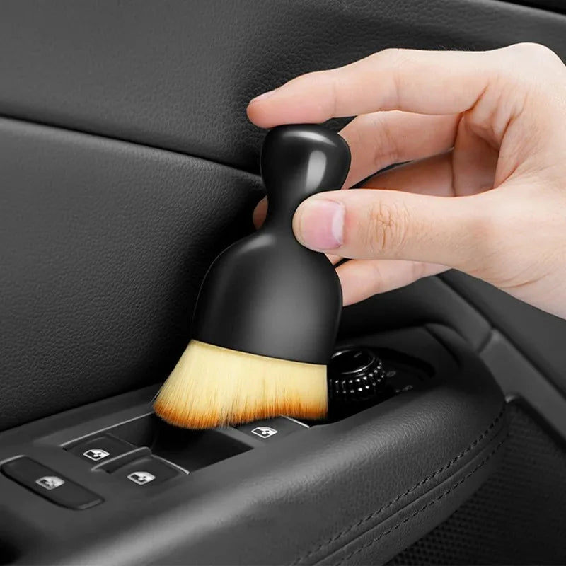 Ultra-Soft Scratch Free Car Interior Cleaning Duster Brush, Air Vent Gap Dust Removal Tool, Car Detailing Sweeping Brush