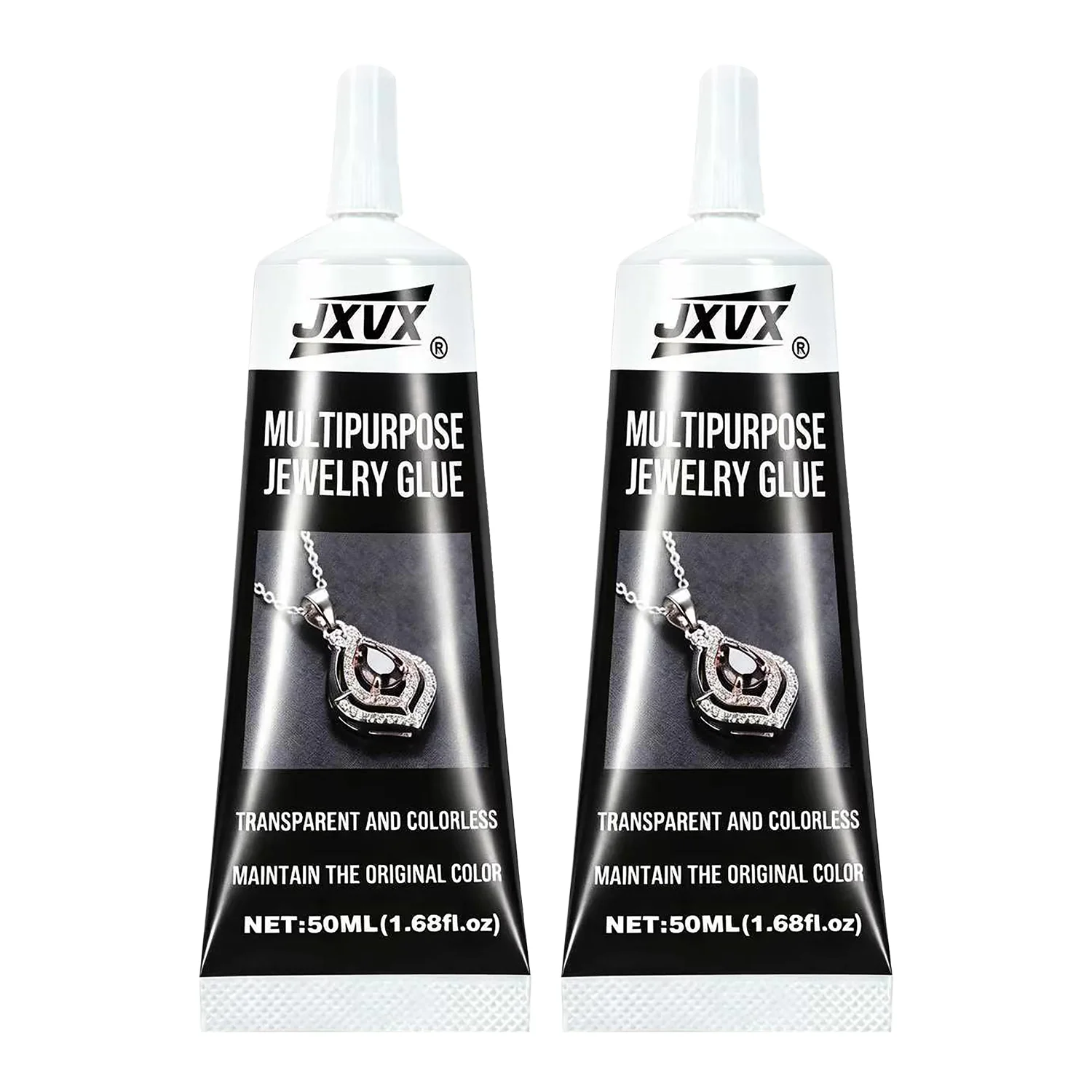 JXVX B-7000 Super Adhesive Glue, Industrial Strength B7000 Glues Paste for Rhinestones Crafts Jewelry Making(50 ml/1.68 fl oz)