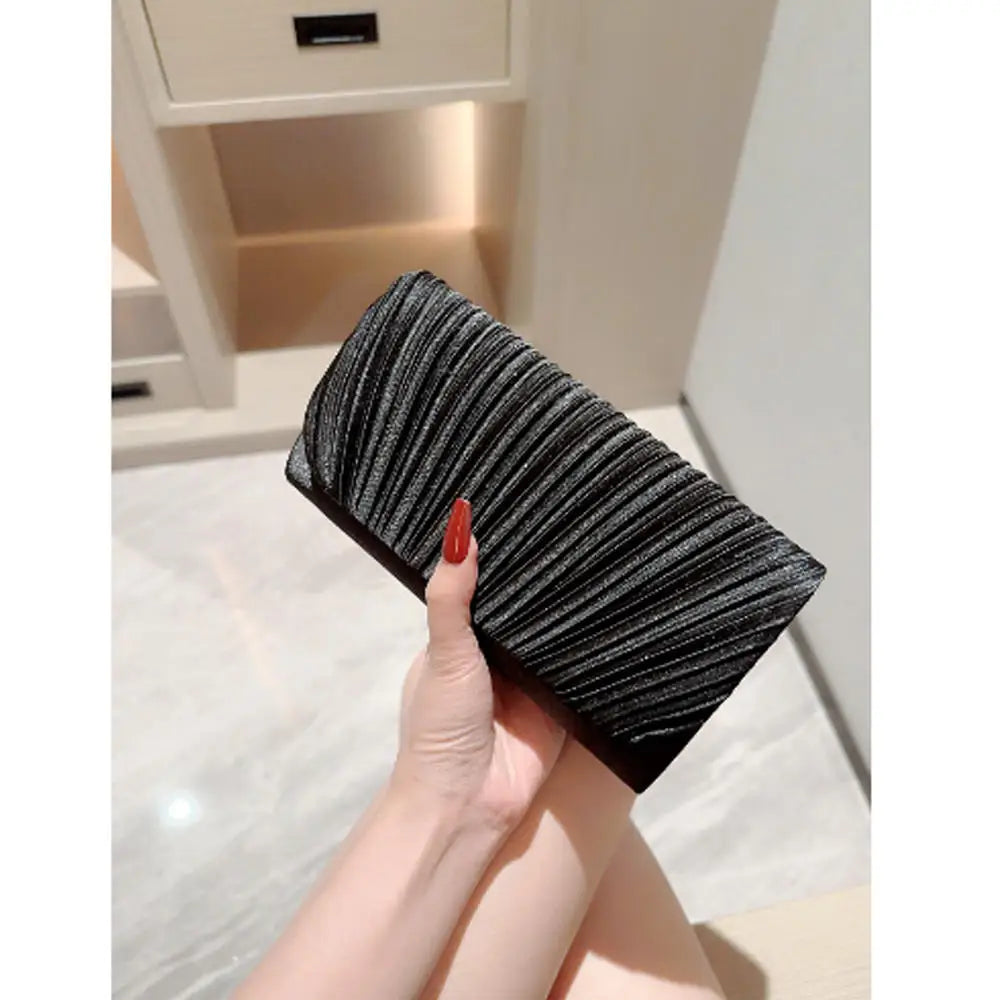 Ladies Shiny Clutch Fashionable Fashion Elegant Purse Evening Clutch Bag Glossy Gold Envelope Bag For Red Carpet Events Weddings