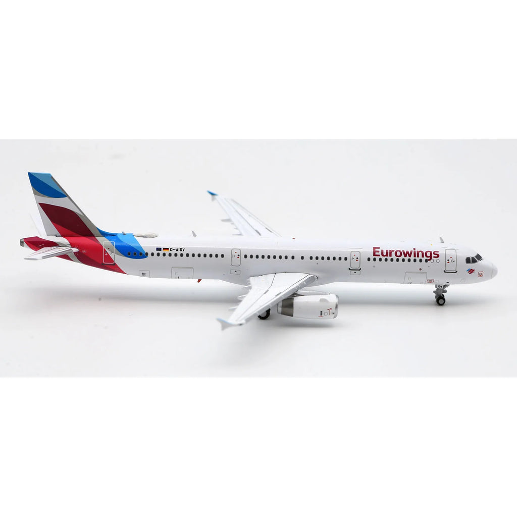 XX40141 Alloy Collectible Plane Gift JC Wings 1:400 Eurowings Airlines Airbus A321 Diecast Aircraft Jet Model D-AIDV With Stand