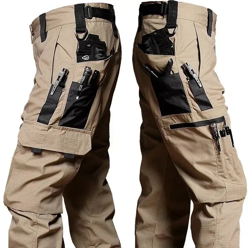 Tactical Pants Men Waterproof Combat Trousers Outdoor Hiking Hunting Clothes Multi-pocket Workwear Wear-resistant Cargo Pants