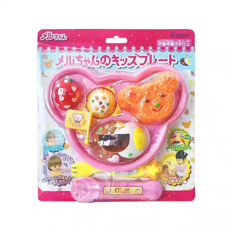 Simulation Food Feeding Pudding Toy With Spoon Japanese Early Education Toy Play House Style Role Play Feature Food Feeding Toy