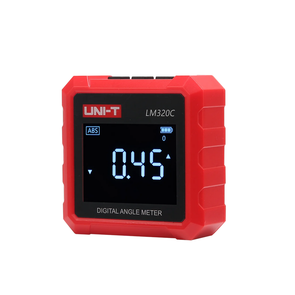 UNI-T LM320C high-precision mini electronic angle meter with magnetic level and angle ruler for measuring slope