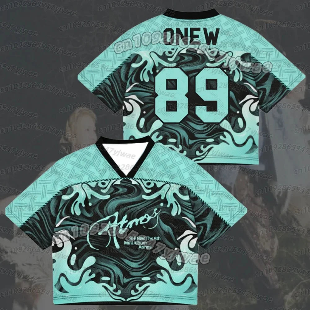 T-shirts For Women Midnight Thoughts Shinee Atmos Album Concert Tour Mix Mesh Jersey TAEMIN fans gift men t-shirt
