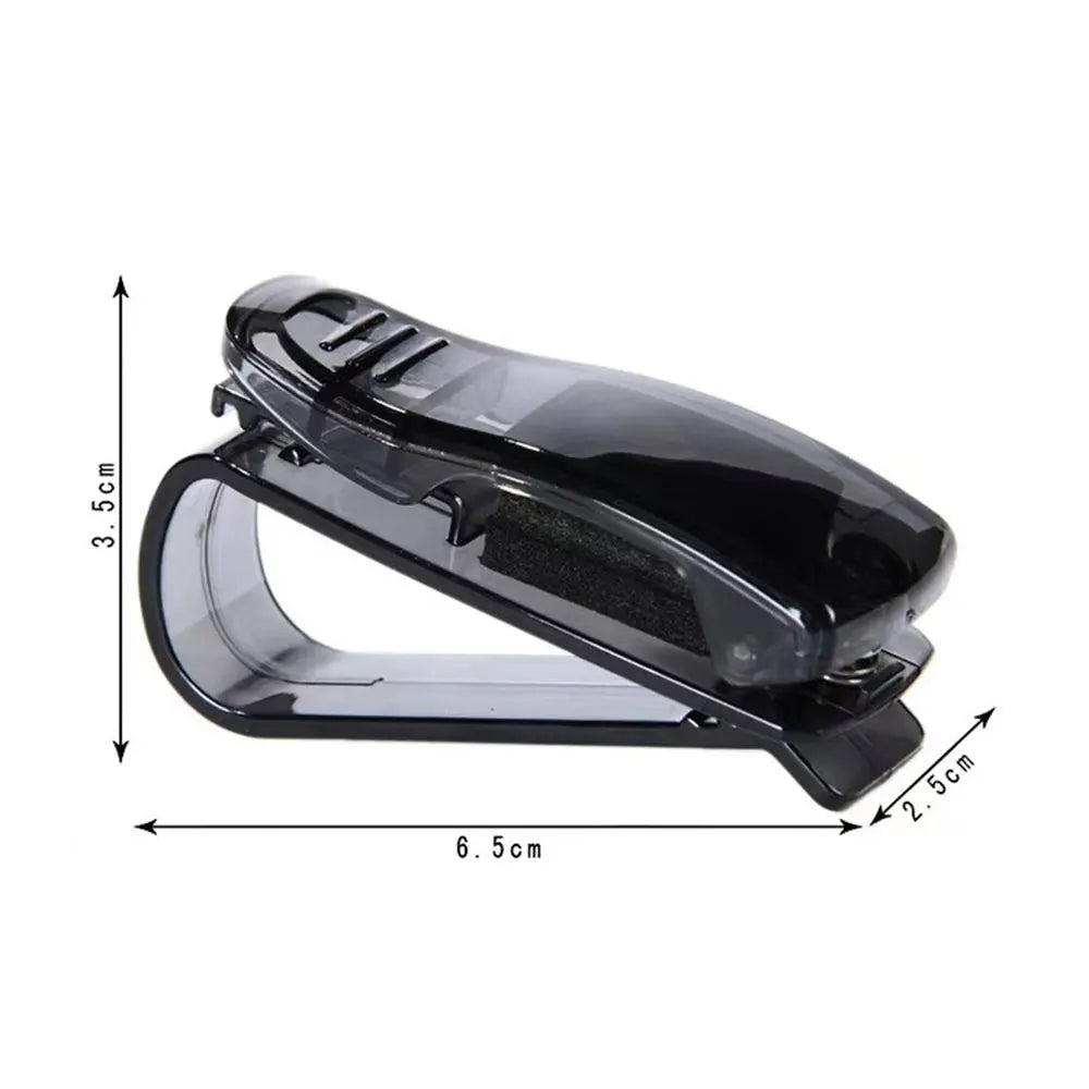 Multi-Function Car Sun Visor Sunglasses Clip Universal Auto Eyeglasses Holder Ticket Card Storage Clip New Car Interior Accessor