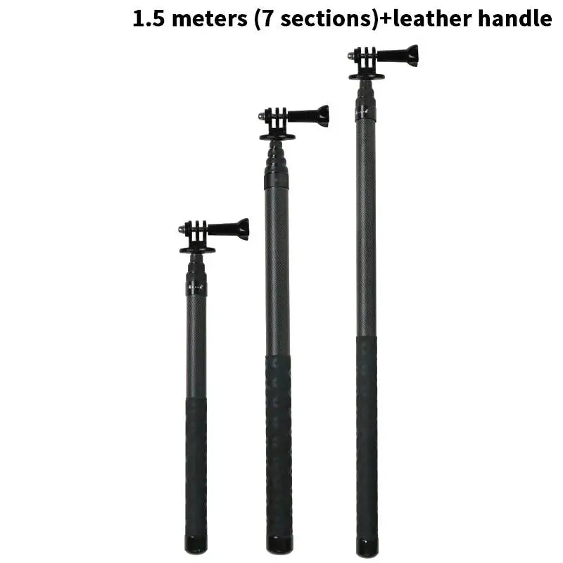 Carbon Fiber Selfie Stick Camera Extension Ultra Long Invisible Extension Stick Selfie Stick