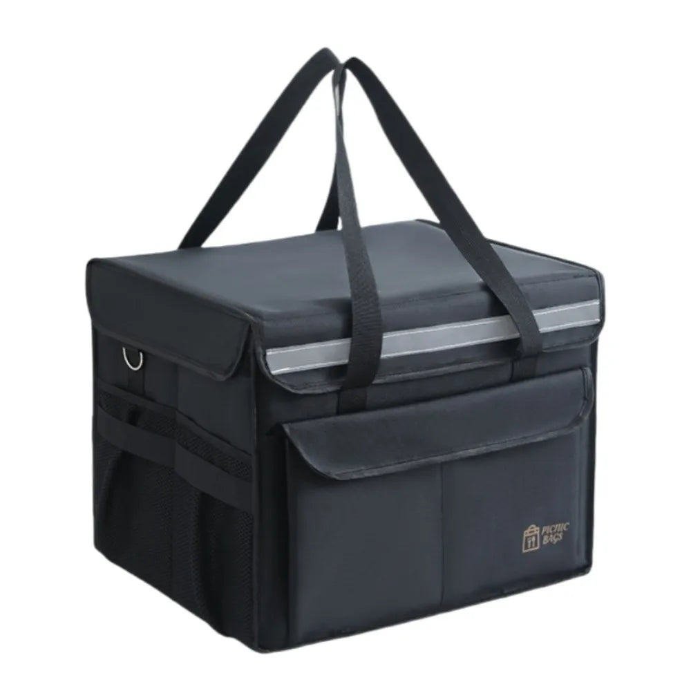 Portable Large Capacity Thermal Insulation Bag Thicken Fruit Container Cooler Storage Bag Lunch Bag Picnic
