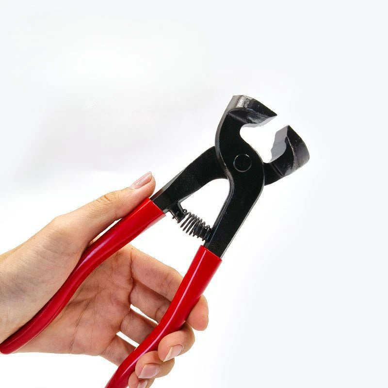 8 Inch Heavy Duty Glass Mosaic Nipper – Wheeled Ceramic Tile Nippers, Stained Glass Cutting Tool for Tiling