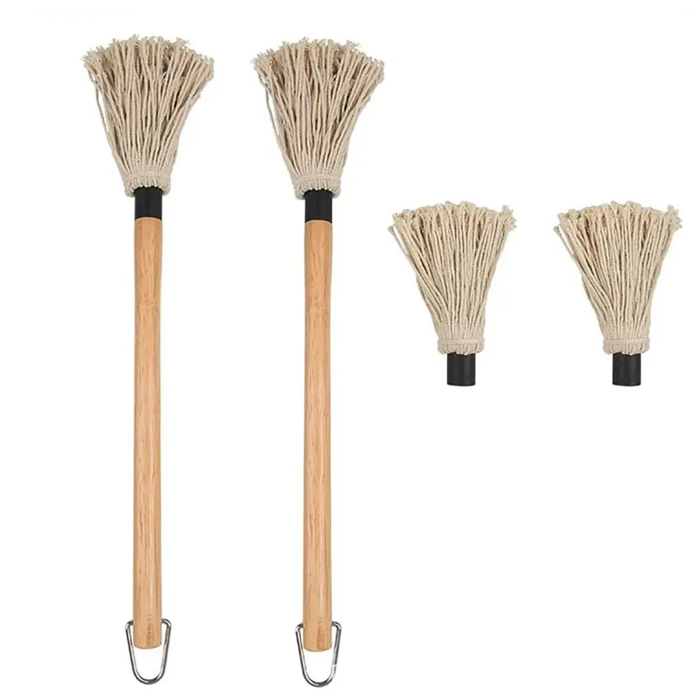 18" BBQ Sauce Basting Mops, Roasting or Grilling Basting Mop, Grill Basting Mop for Barbeque, Marinade, Smoking Steak or Glazing