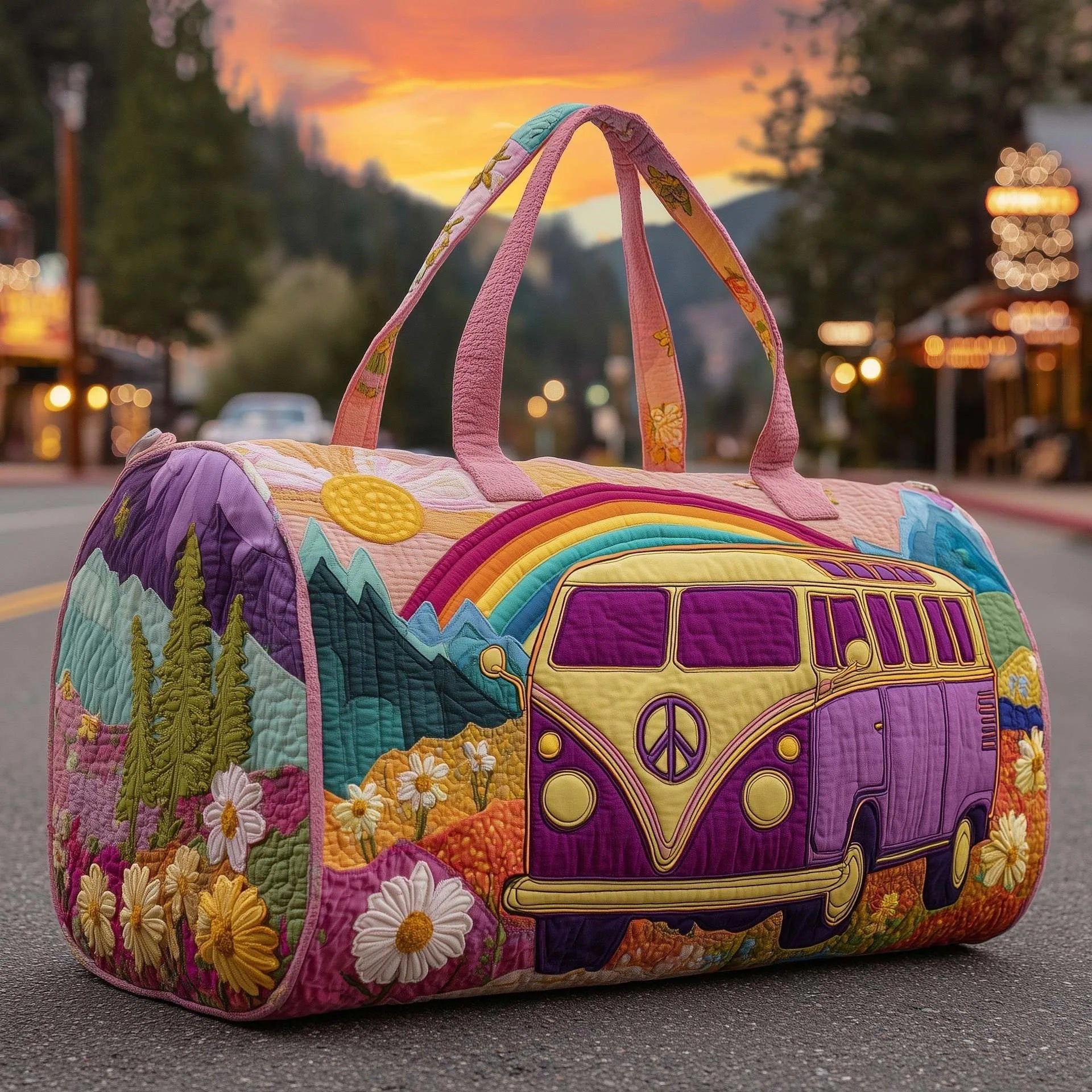 3DShort-trip portable travel bag, multifunctional sports and fitness bag, dry and wet separation, women's fun design handbag，Par