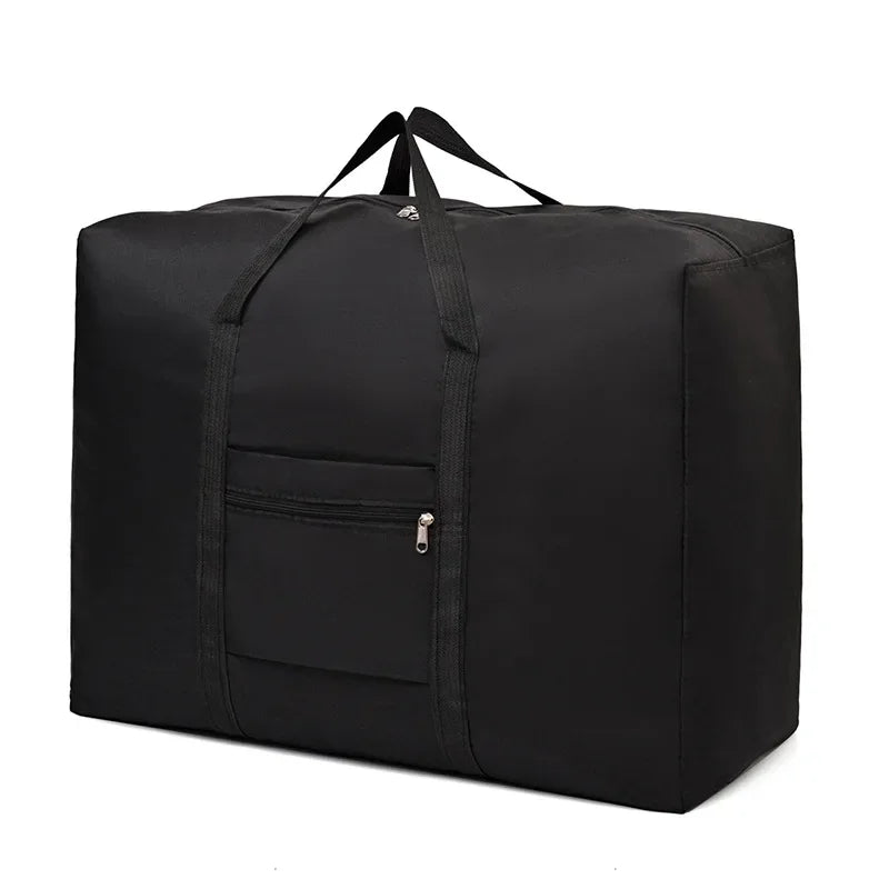 Oxford Cloth Travel Bag Wear Resistant Storage Duffle Bag Student Luggage Moving Hand Bag For Outdoor Trip House Moving