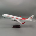 Display 737-800 Air Algerie Airlines Aircraft Model Toys 47cm Resin Miniature Plane W Light and Wheel Diecast Airplanes Collecti