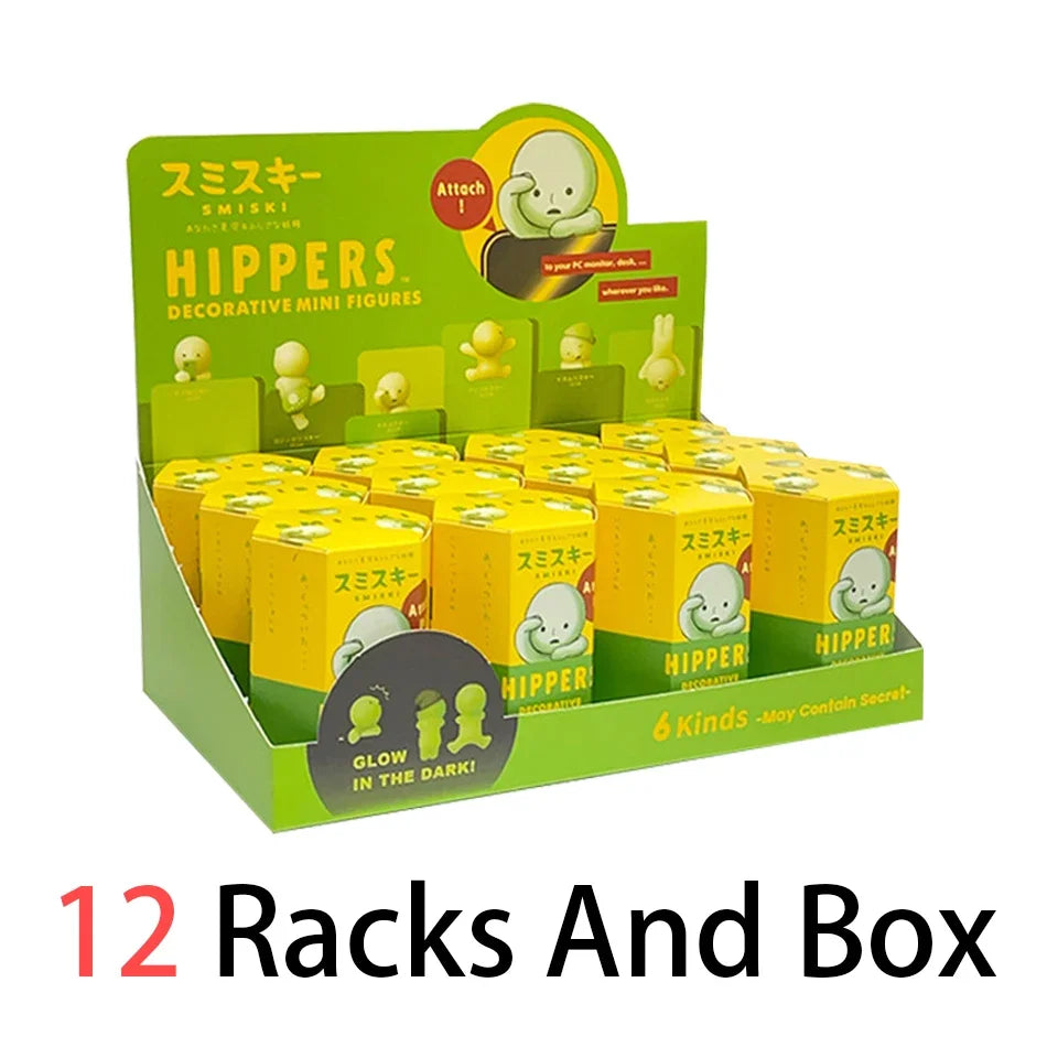 5 Multiple Series Noctilucent Green Doll Blind Mystery Box Action Figures Decoration Desktop Model Toy For Gift Surprise