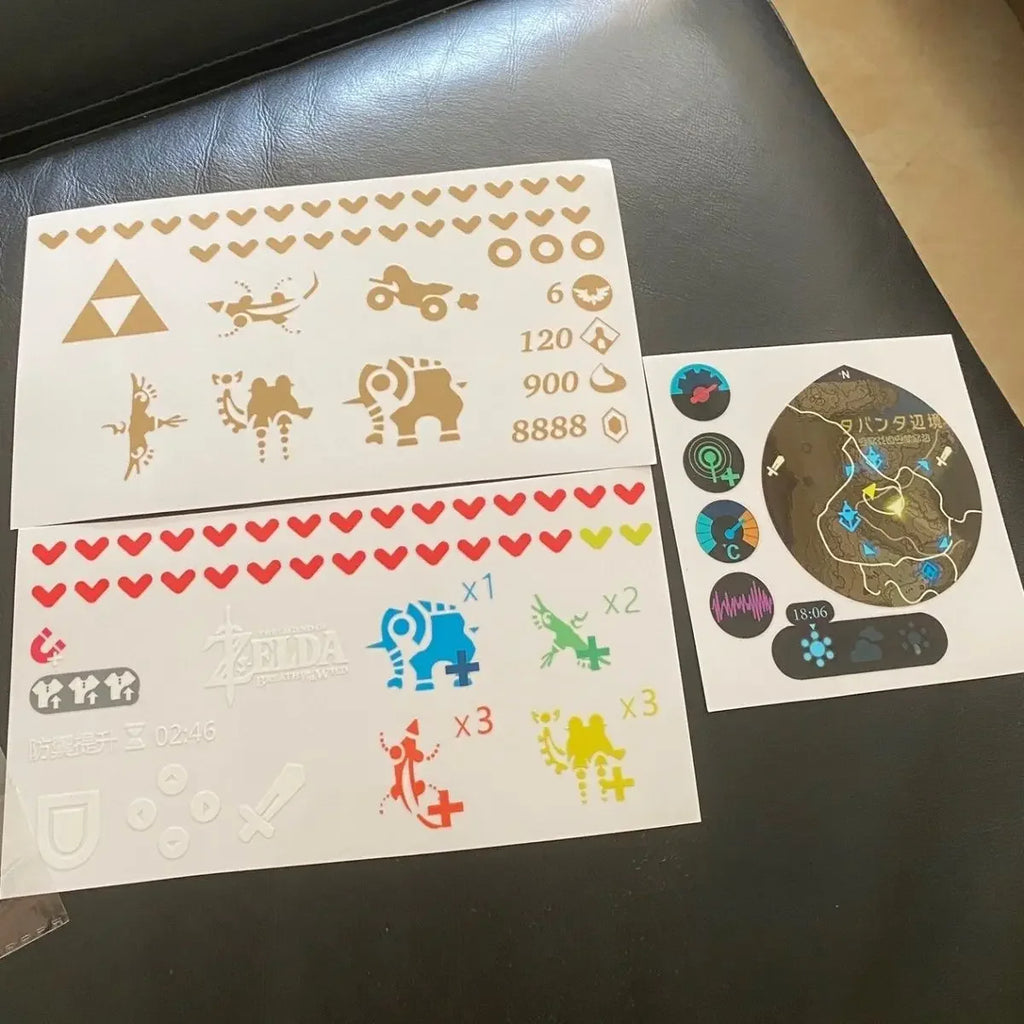 New Version of High-quality Zelda Legend Car Stickers Switch Breath of The Wild Zelda Stickers Game